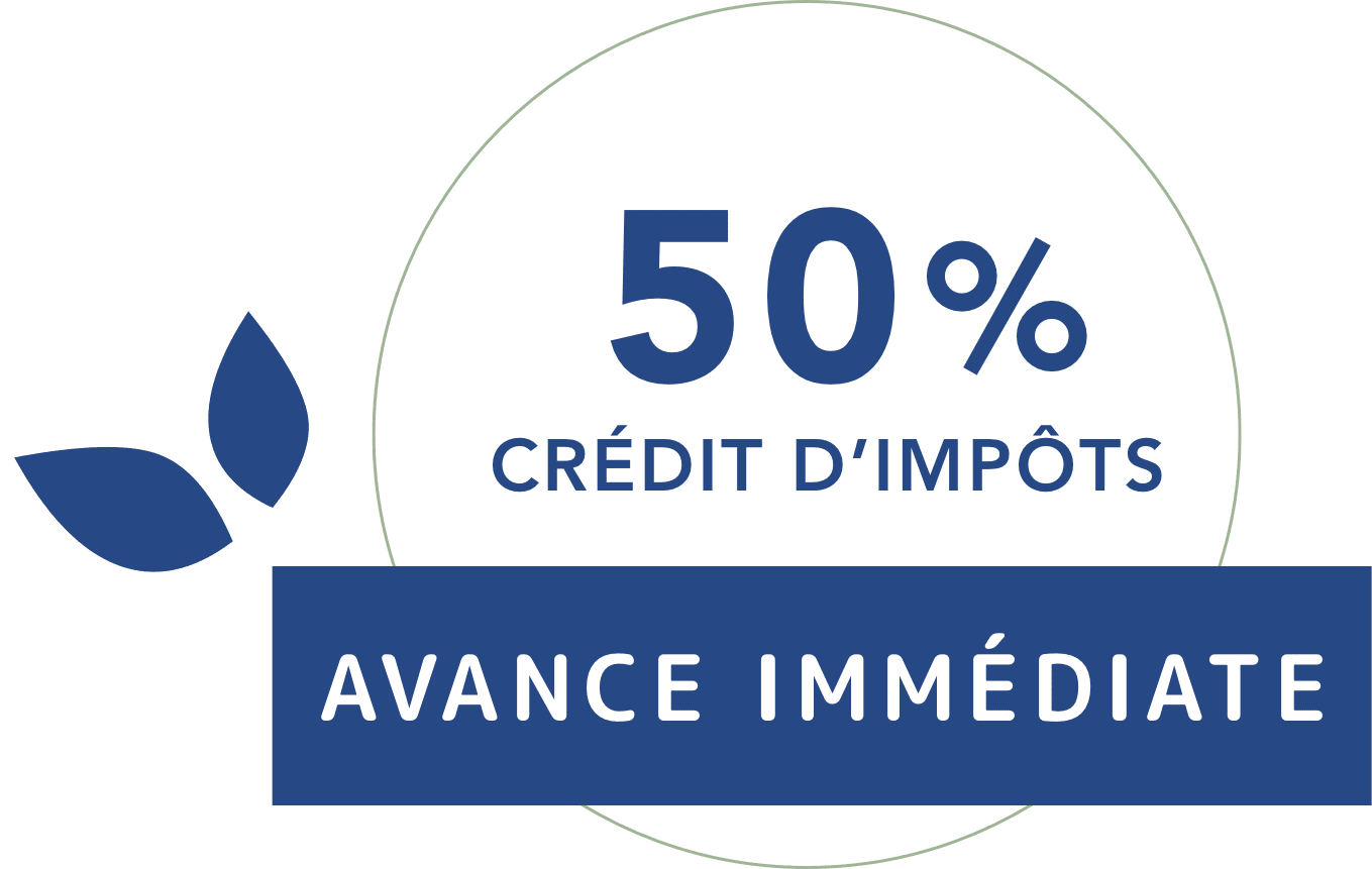avance immediate 50% crédits d'impôts