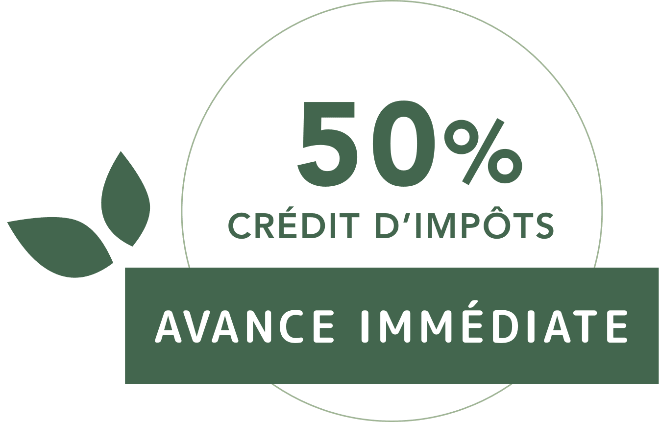 avance immediate 50% crédits d'impôts